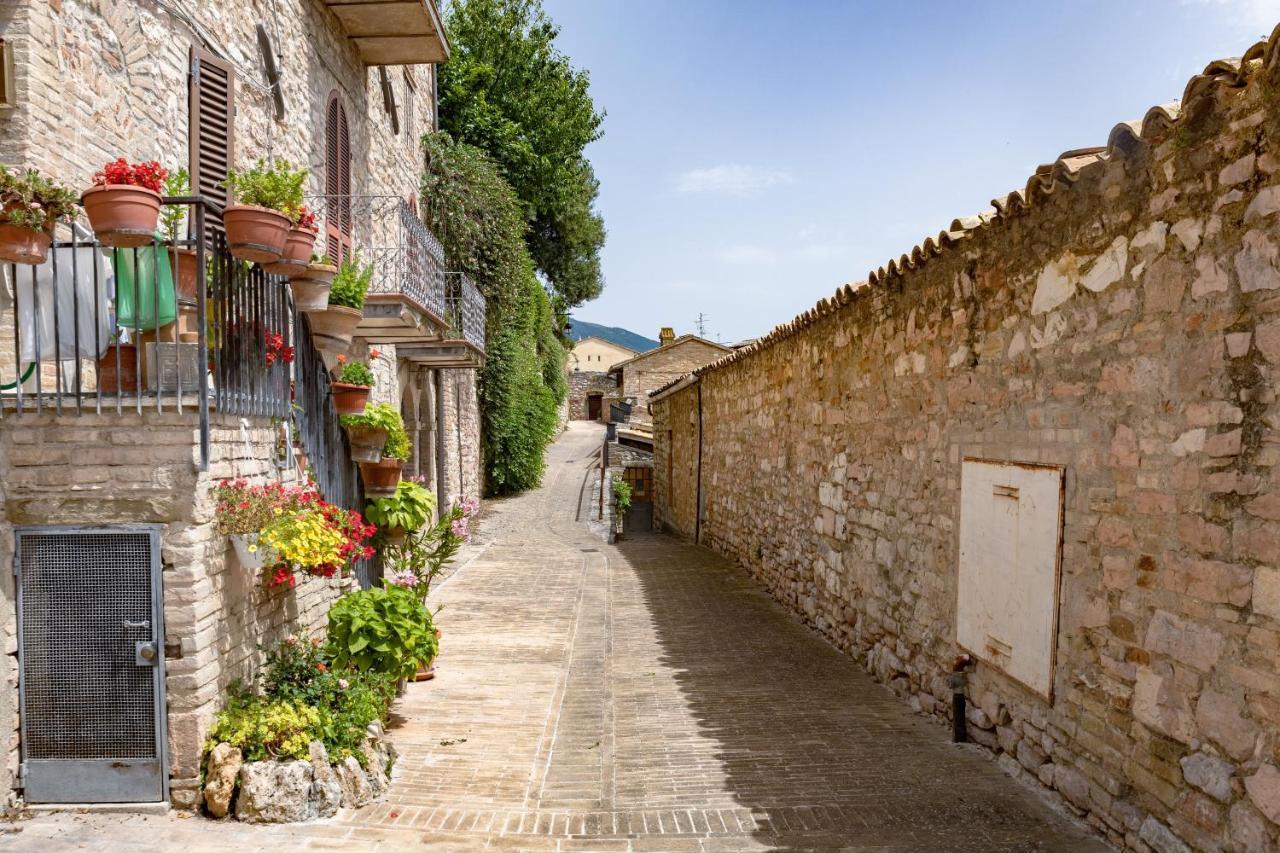 Rustic House, Con Patio E Giardino, Assisi Centro Villa Luaran gambar